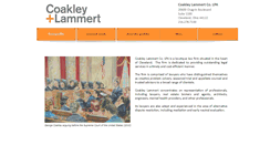 Desktop Screenshot of coakleylammert.com